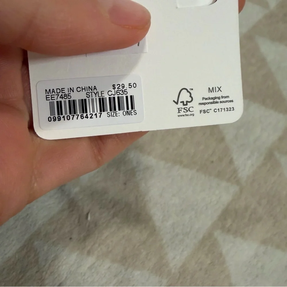 J crew Girls' heart earrings two-pack